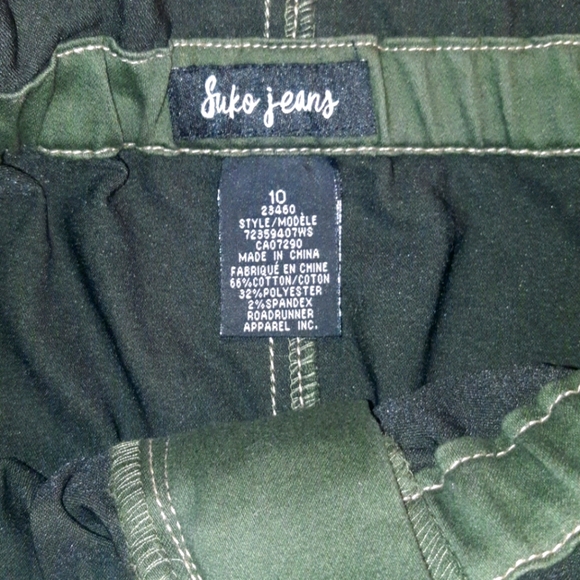 Forest green oencil skirt with belt and pockets - Picture 4 of 5